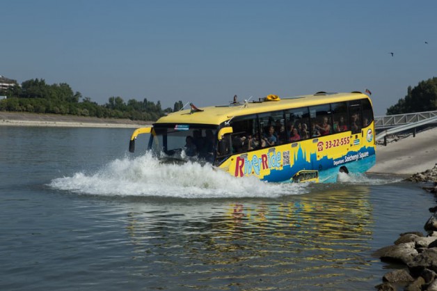 Pływający Autobus Statek (Amfibia Riverride)